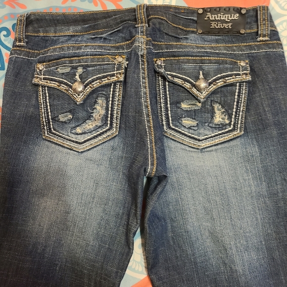 Antique River Straight Leg Jeans - Picture 3 of 7